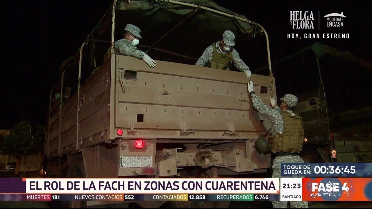 El rol de la FACH en las zonas con cuarentena - #ReportajesT13