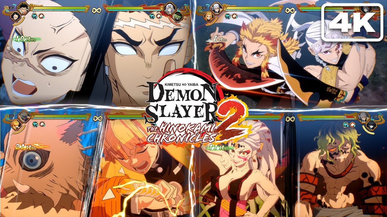 Demon Slayer: The Hinokami Chronicles 2 - All Dual Ultimate Art | All New Ultimate Art | 4K 60FPS