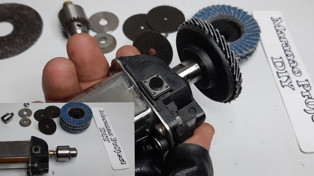 how to make a mini angle grinder drill Powerful 16V dc Motor DIY