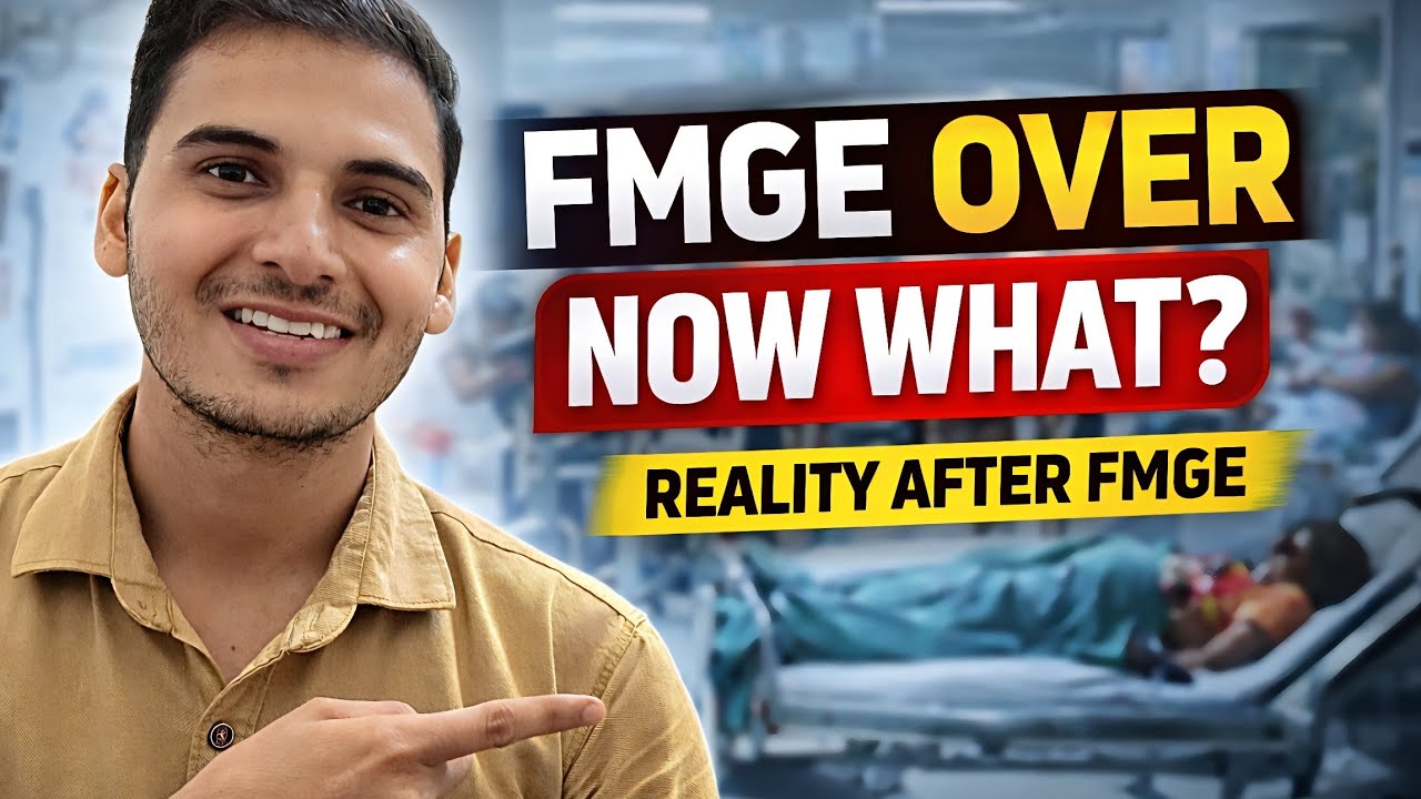 FMGE OVER - NOW WHAT ? | Dr. Sachin Jangra