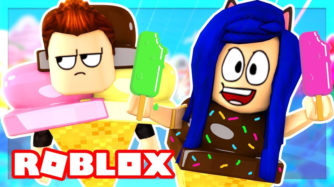 СБЕГАЙТЕ ИЗ ЗЛОВЕЩЕГО МОРОЖЕНОГО В ROBLOX! МЫ ПРЕВРАЩАЕМСЯ В МОРОЖЕНОЕ!