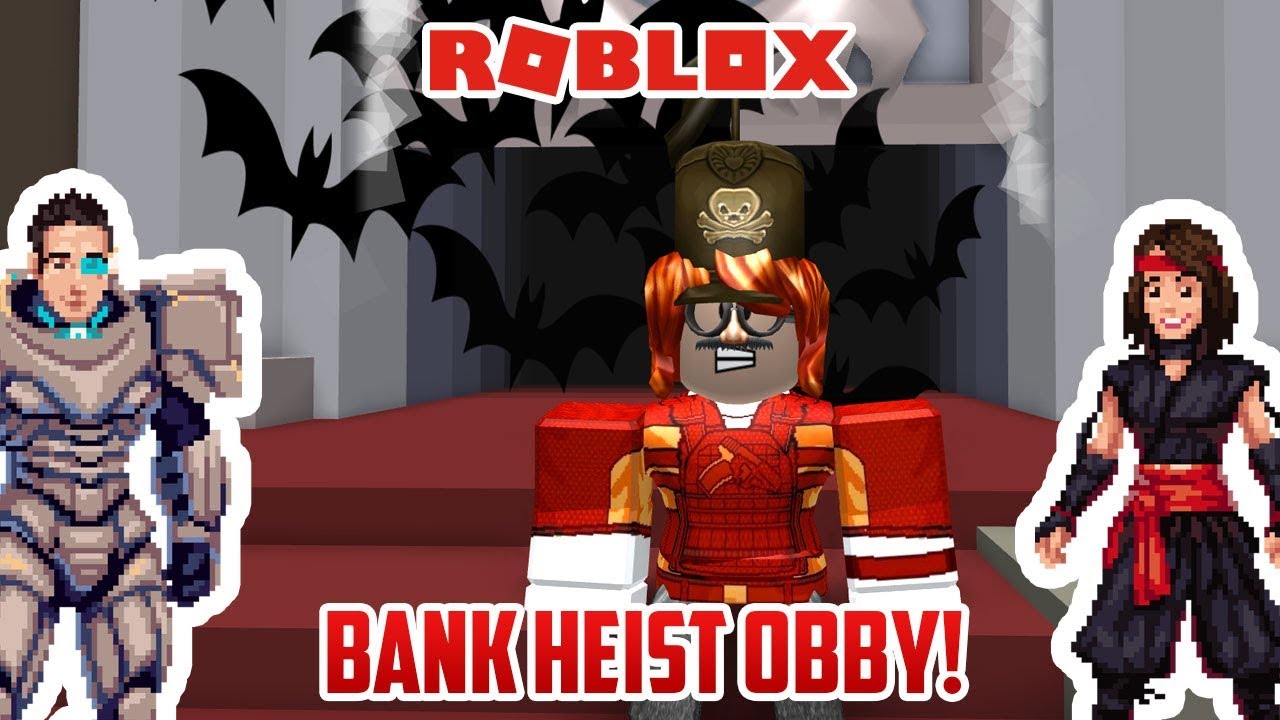 Roblox: BANK HEIST OBBY! With...Pirate Ghosts.