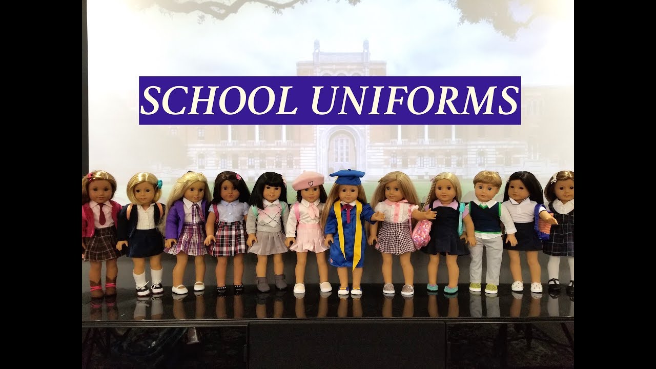 DRESSING OUR DOLLS INTO SCHOOL UNIFORMS