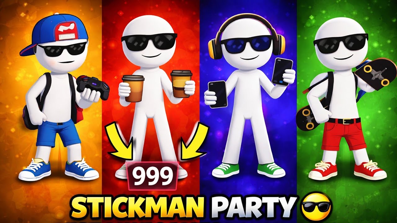 Stickman party challenges #assamtezpur #1234 #stickmanparty #shorts 