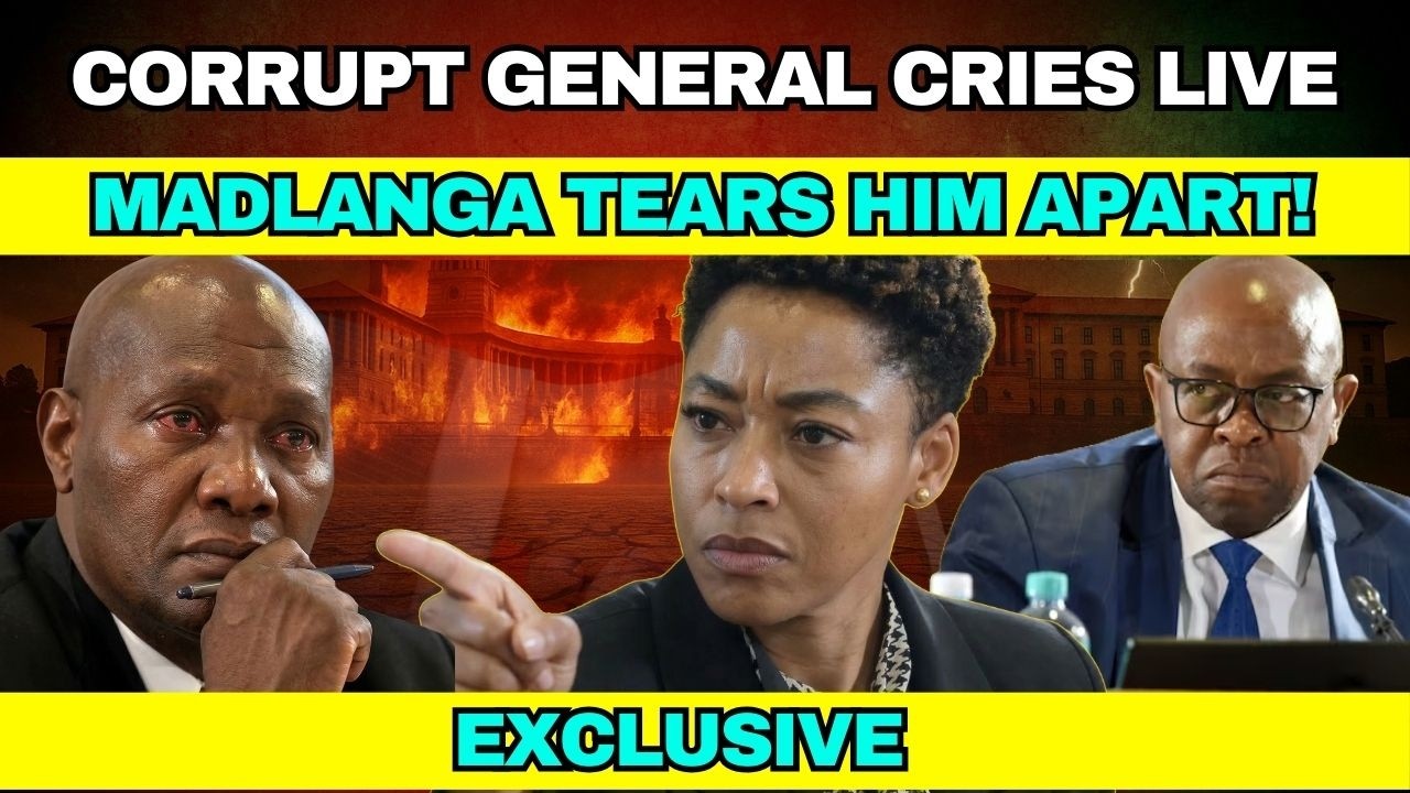 Corrupt General CRIES LIVE as Madlanga TEARS Him Apart!