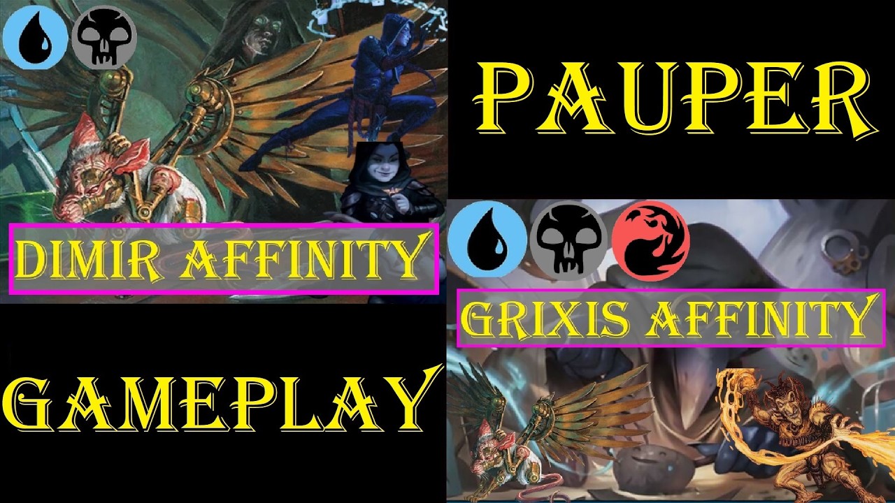 Dimir Affinity Vs Grixis Affinity [PAUPER] Gameplay Ao Vivo #mtgpauper #mtgpaupergameplay