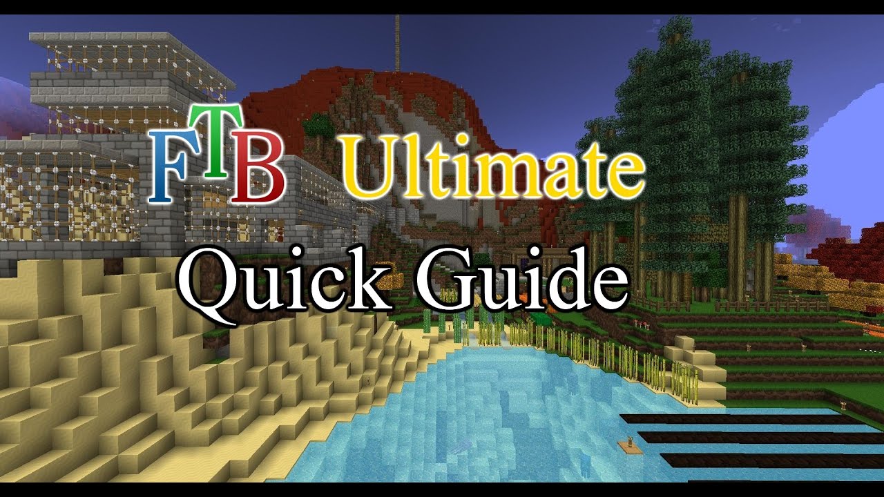 FTB Ultimate Quick Guide -Assembly Tables-