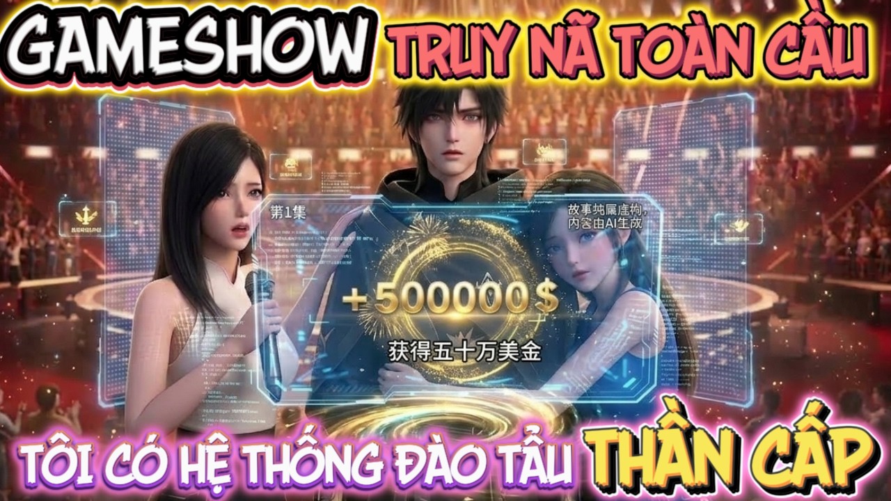 [FULL VERSION] GAMESHOW TRUY NÃ TOÀN CẦU, TÔI CÓ HỆ THỐNG ĐÀO TẨU THẦN CẤP | NỮ 3D VIETSUB