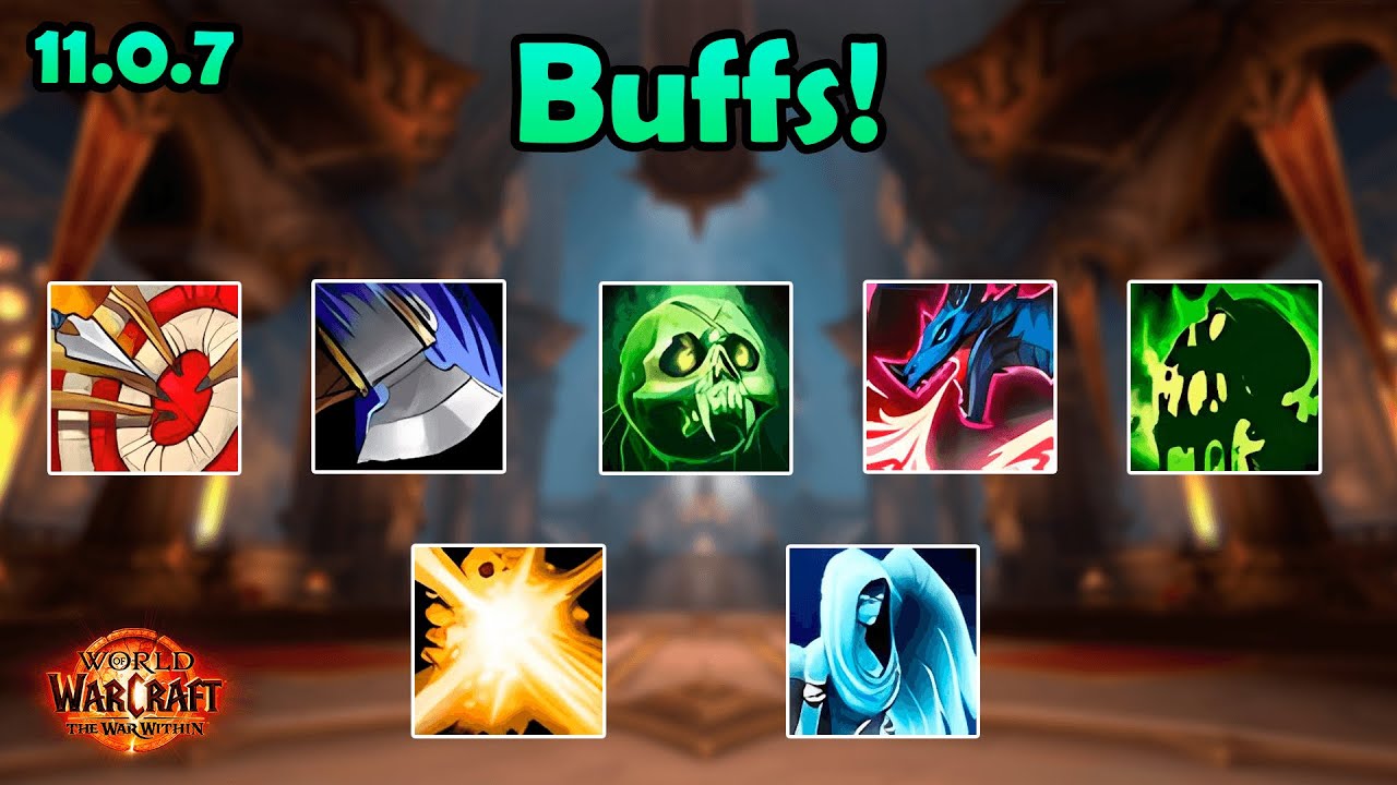 Buffos a las clases en el parche 11.0.7 | Novedades