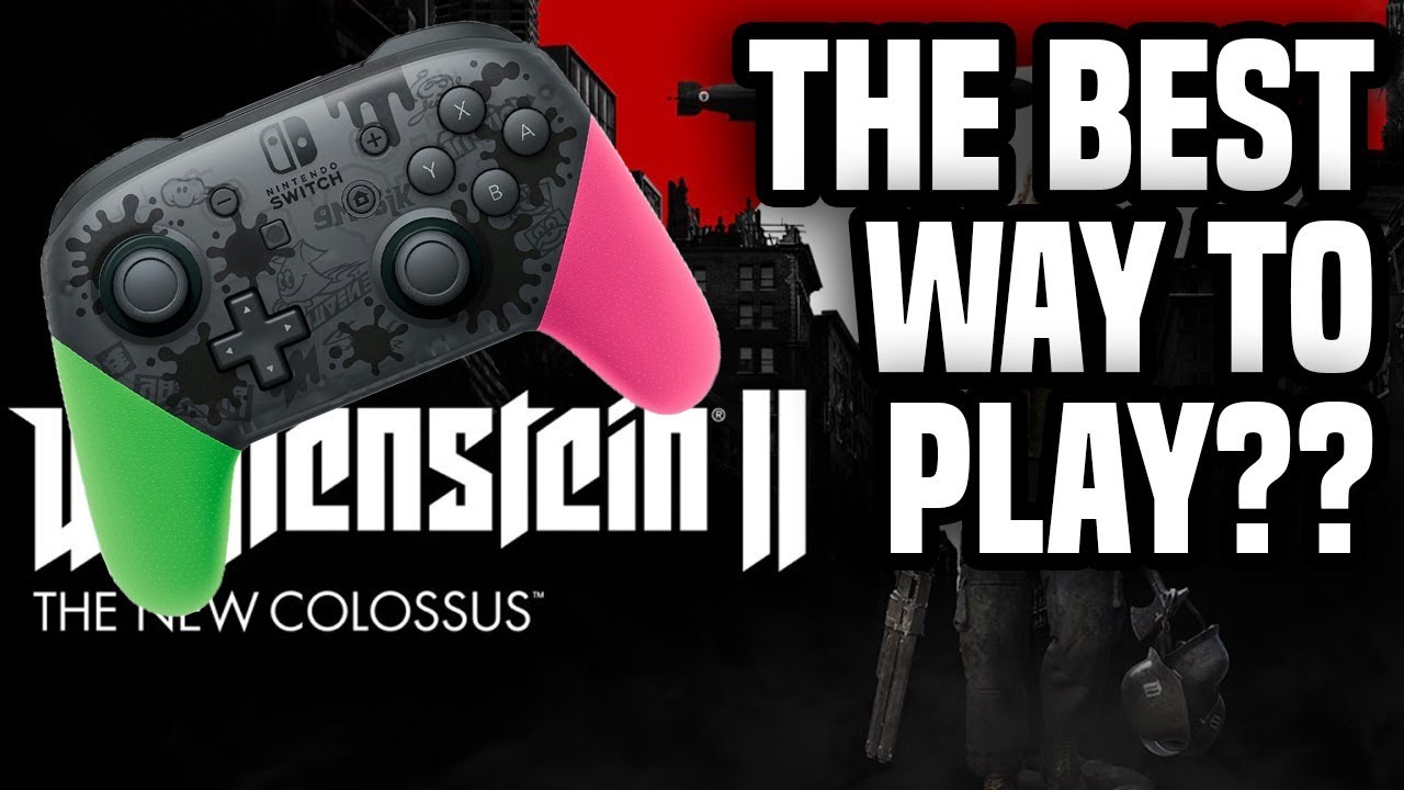 Is Switch Gyro THE BEST Way To Play Shooters?! Wolfenstein 2 Nintendo Switch vs. PS4 PRO