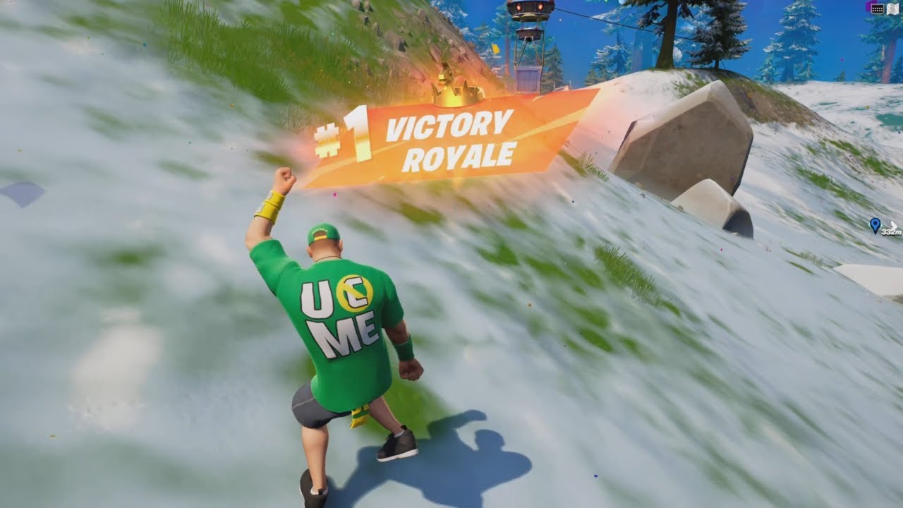 JOHN CENA Skin Gameplay In Fortnite!! (Season 3 Chapter 3 Livestream Highlight)
