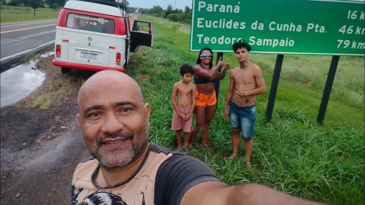 Primeira viagem na Kombi