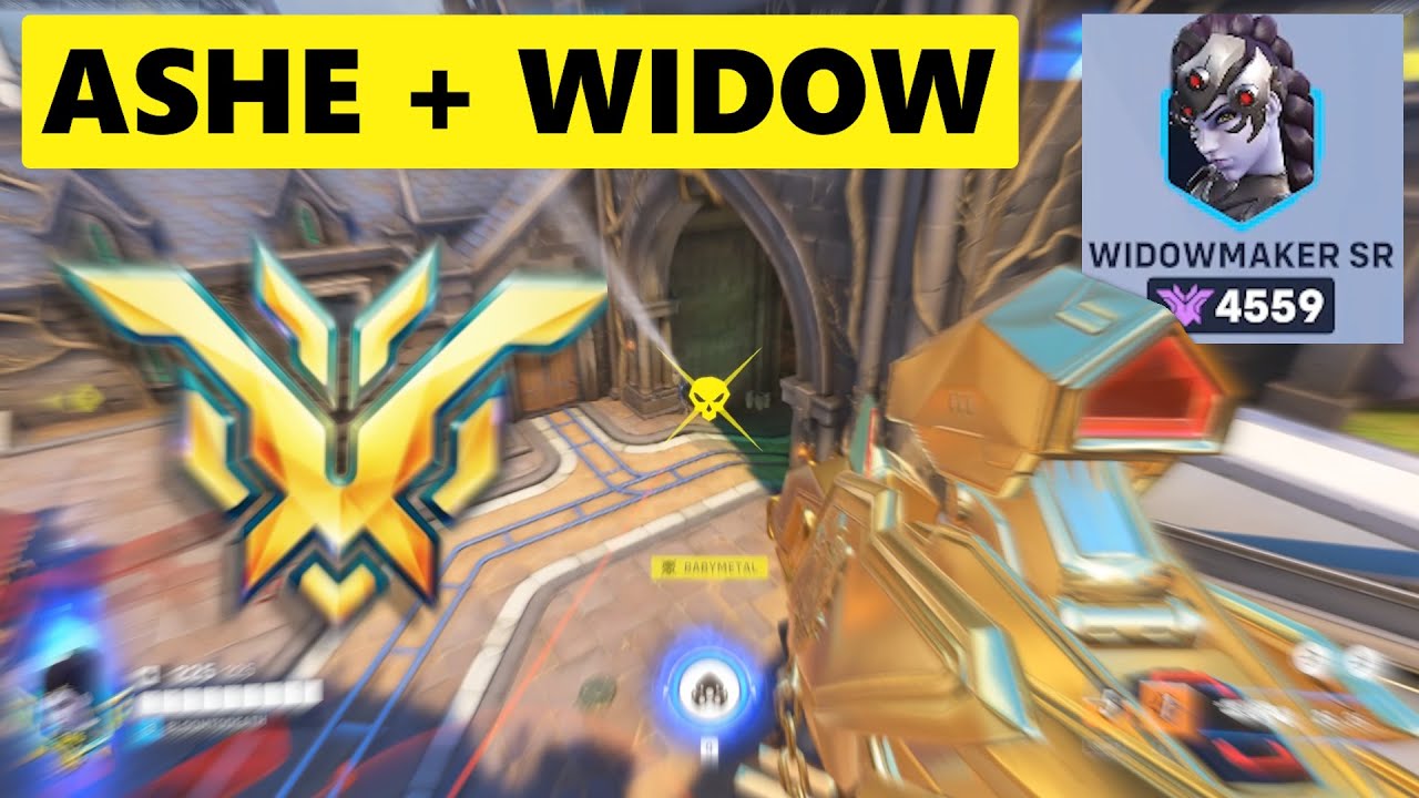 Top 500 Hitscan POV on Blizzard World (Ashe and Widowmaker)
