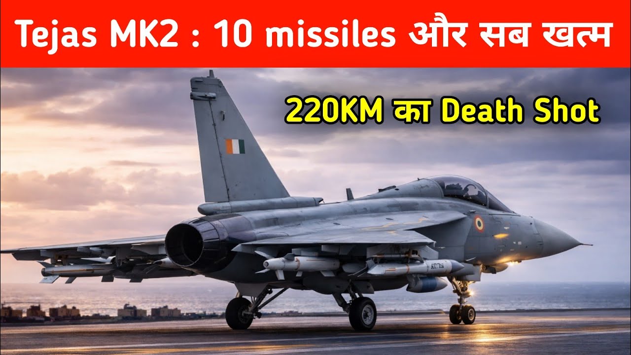 ब्रेकिंग- Tejas Mk2: 10 Missiles, 220KM Range… क्या कोई बच पाएगा? 🤯 