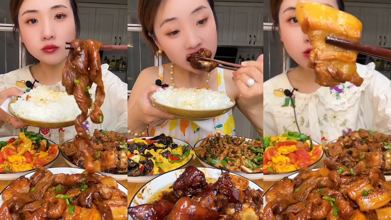 Mukbang Daging Kecap Super Lembut + Nasi Putih Hangat Makan Lahap