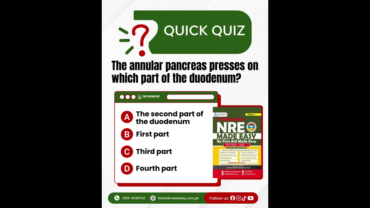 Tell your answer in comment section | First Aid Made Easy Platform | Dr Hafiz Atif #nre2025 #pmdc