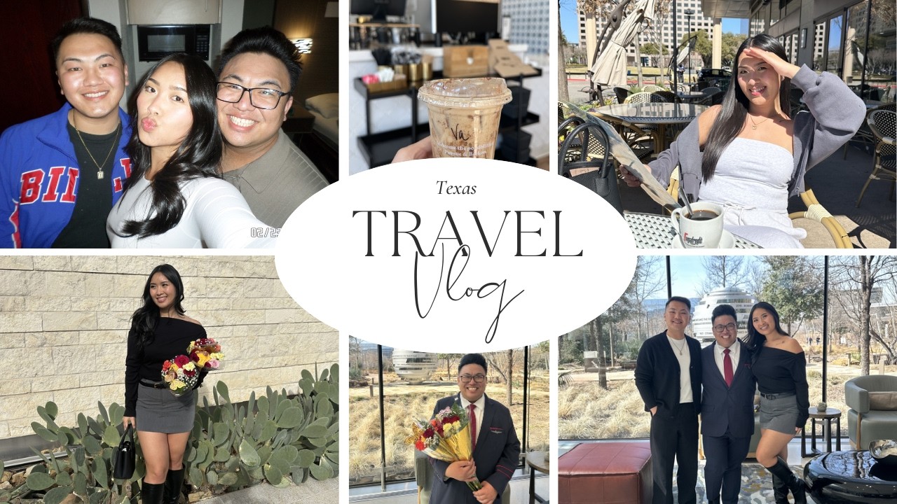 Travel Vlog | Approximately 24hrs in Texas ✈️ 🤠