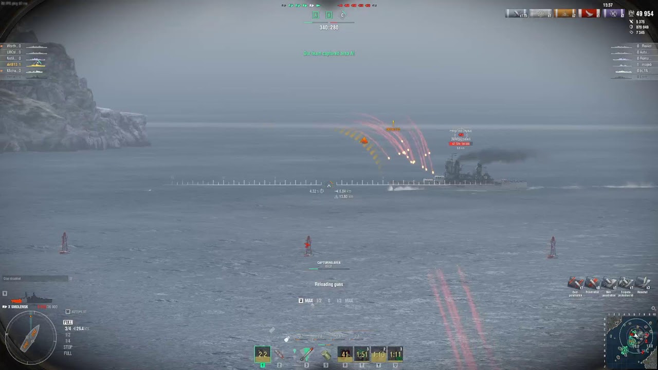 Dirt813 playing World of Warship Gold Rank. Time to rank out.