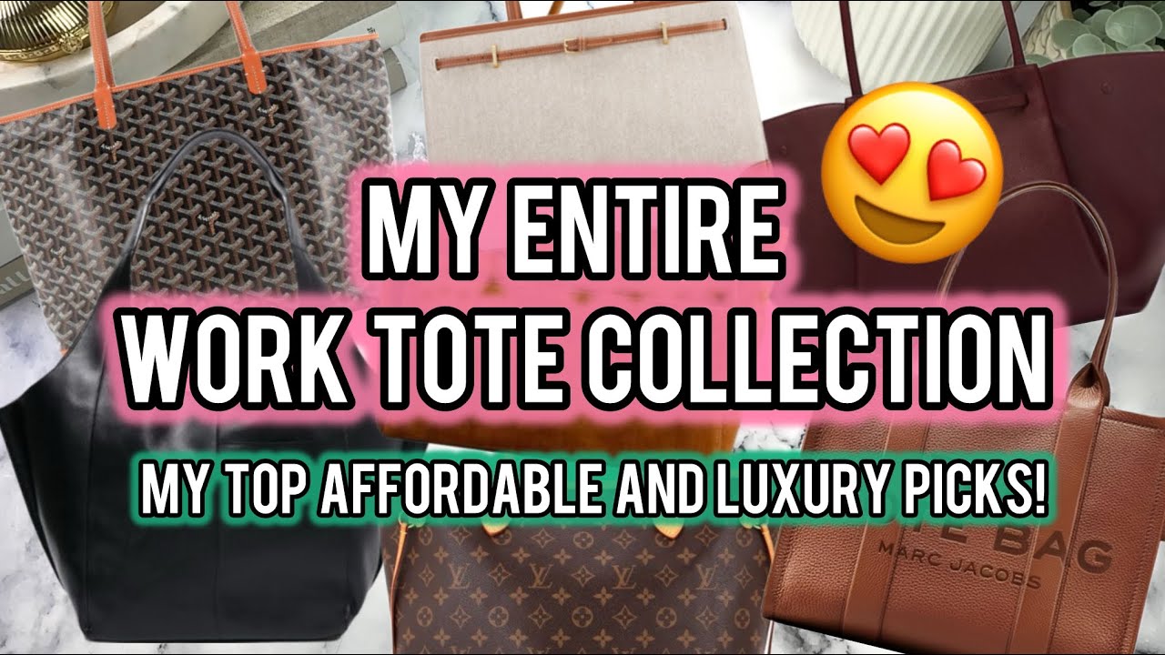 MY TOP WORK TOTE PICKS AT EVERY PRICE: Louis Vuitton, Marc Jacobs, Goyard, Madewell, and more! 😍