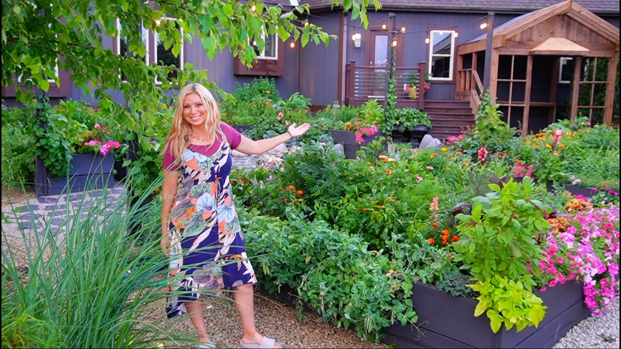 Mid Summer Garden Tour with Garden Lessons and Tips