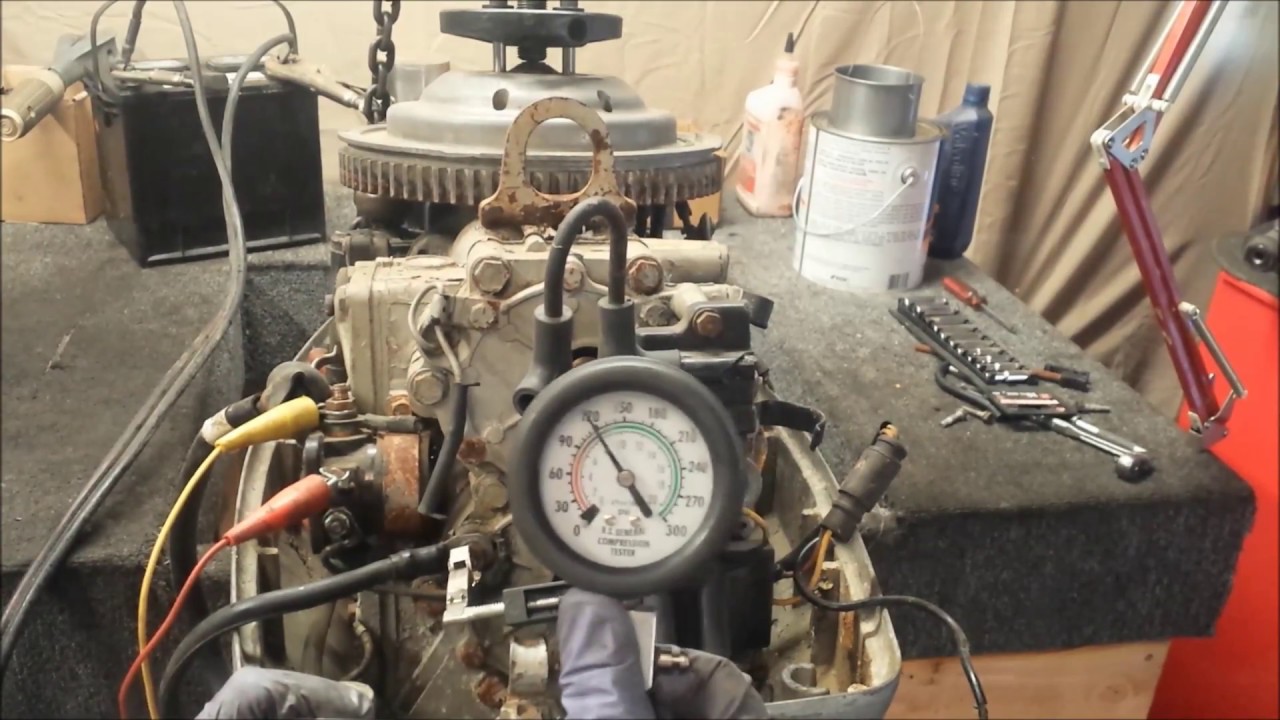 1979 Evinrude 55 HP Inspection + Weight
