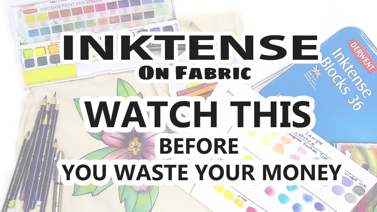 Какой продукт Inktense лучше всего подходит для ткани: карандаши, кюветы или блоки?