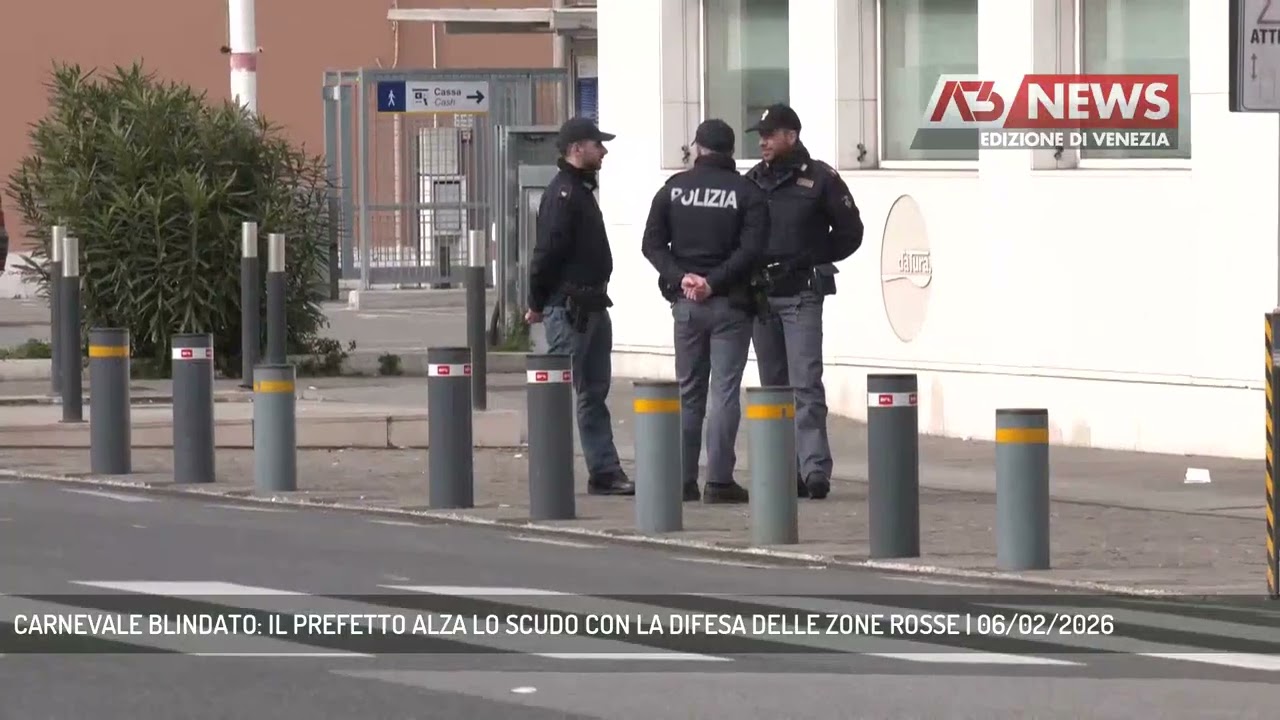 CARNEVALE BLINDATO: IL PREFETTO ALZA LO SCUDO CON LA DIFESA DELLE ZONE ROSSE | 06/02/2026