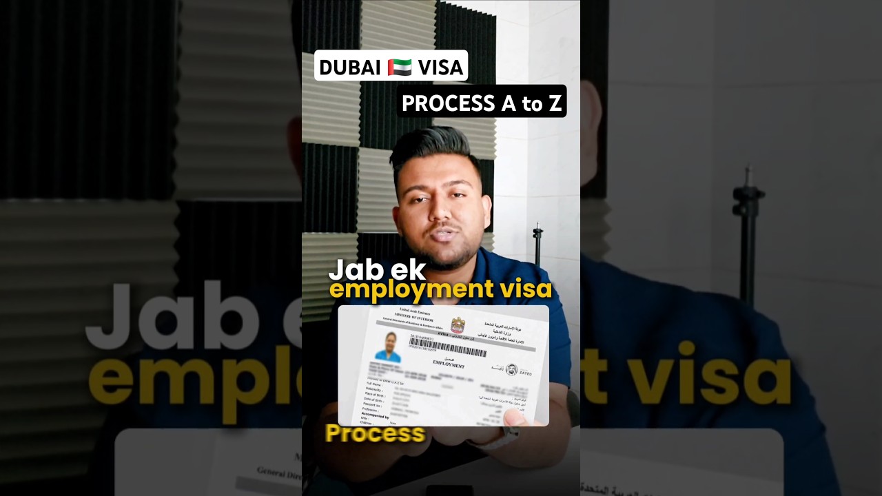 Dubai Employment Visa Process 🇦🇪