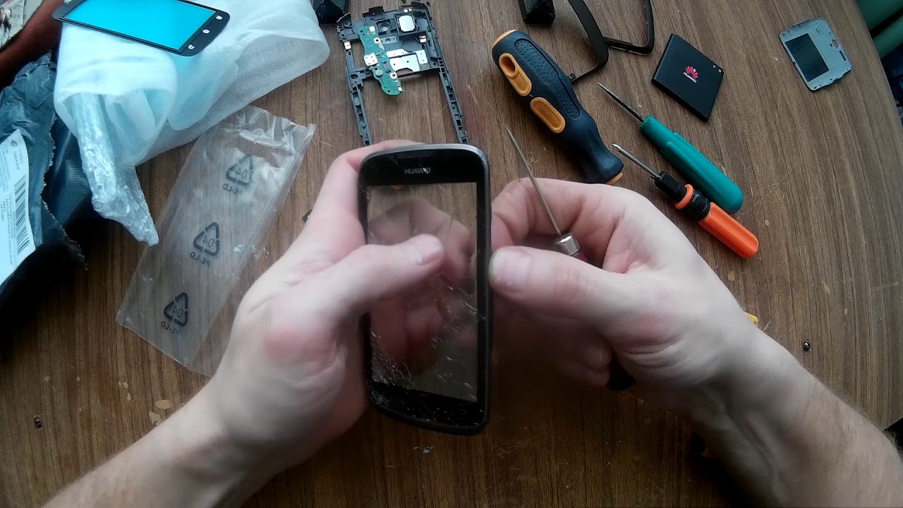 huawei ascend g300 замена тачскрина