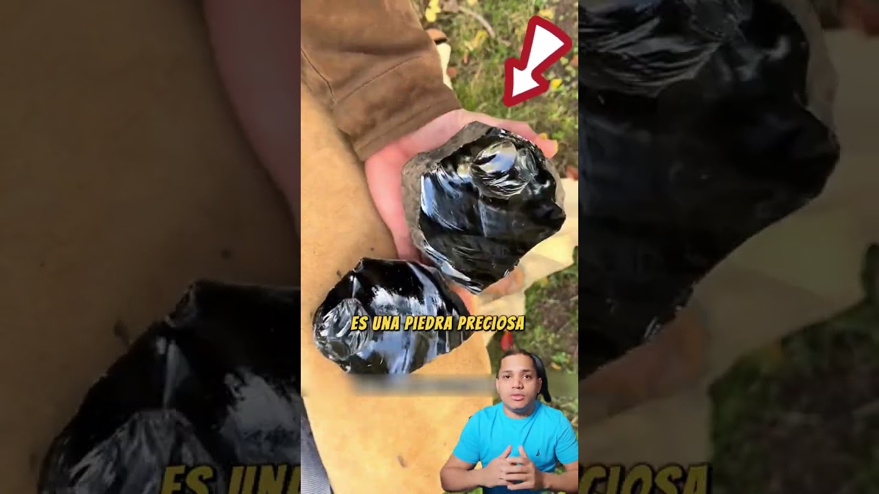 Obsidiana: La Piedra Volcánica Cargada de Misterio y Poder 🖤✨ 