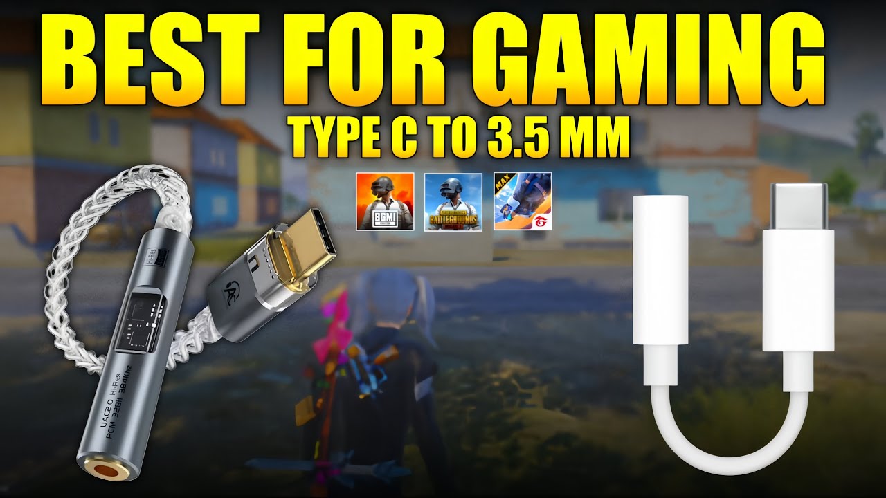 BEST USB TYPE C TO 3.5MM ADAPTER FOR GAMING TYPE C TO 3.5MM  CONVERTER ZAIM GAMING 