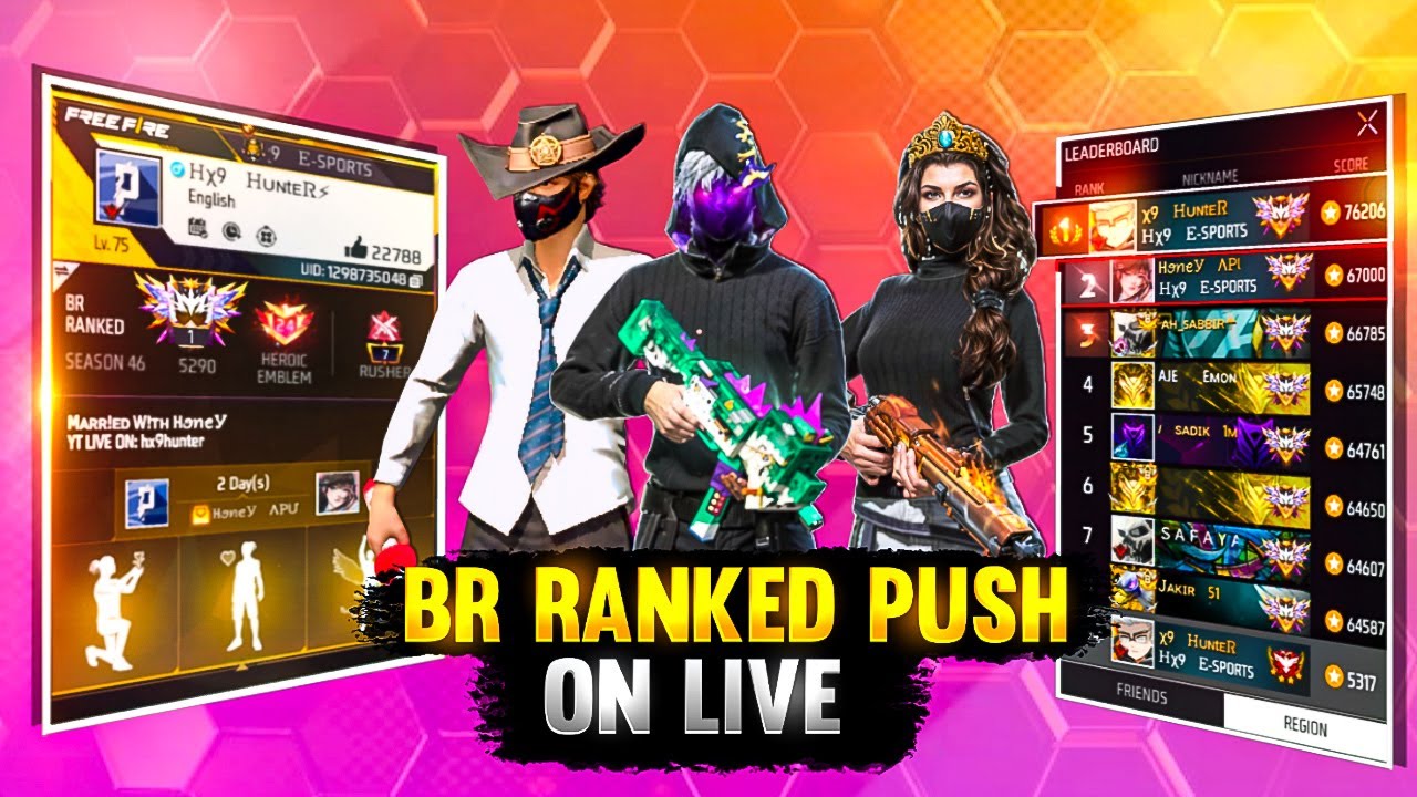 FRIDAY SPECIAL BR  PUSH ON LIVE || ᎻᴜɴᴛᴇᏒ X9!🔴