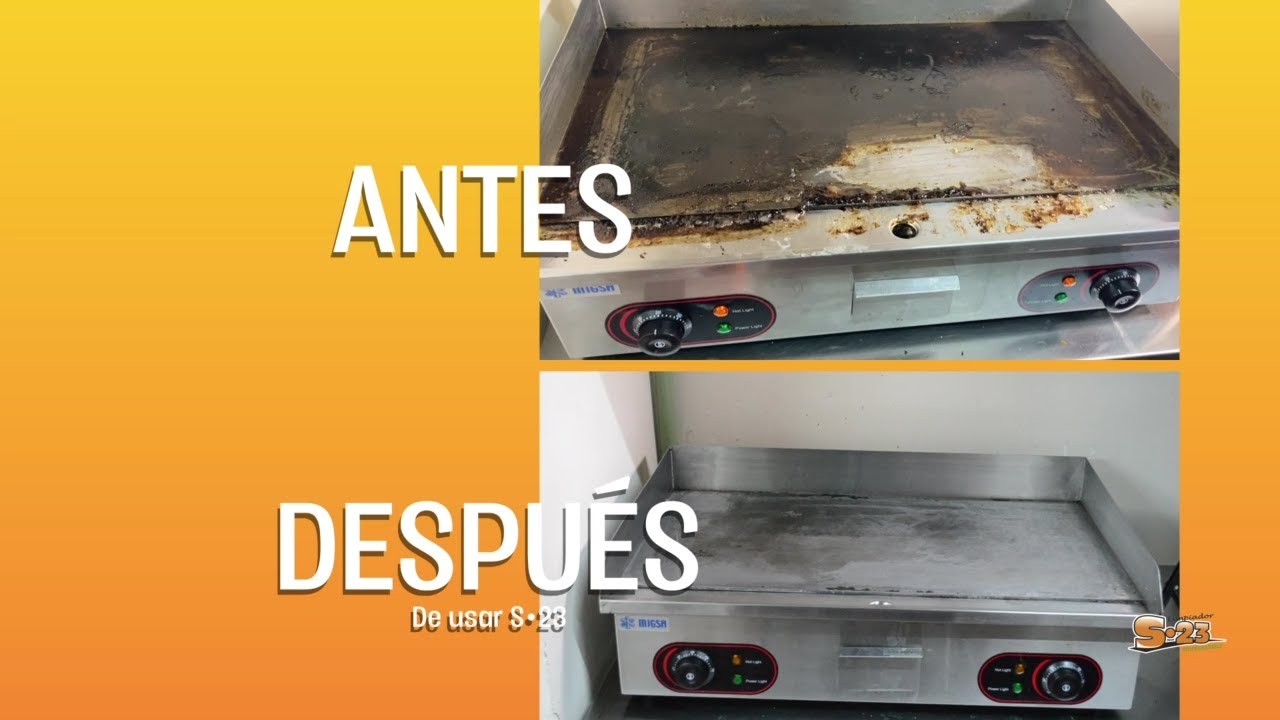 Limpieza de una plancha de Acero Inoxidable