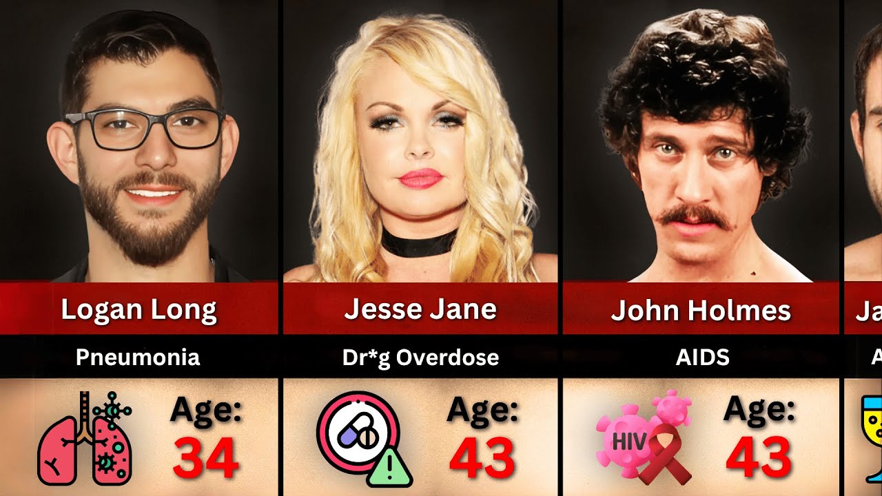 😱 Famous Adult Stars Who Died (Cause of Death)