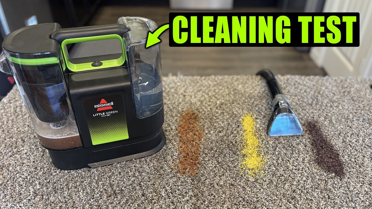Bissell Little Green Max Pet (Full Cleaning Test)