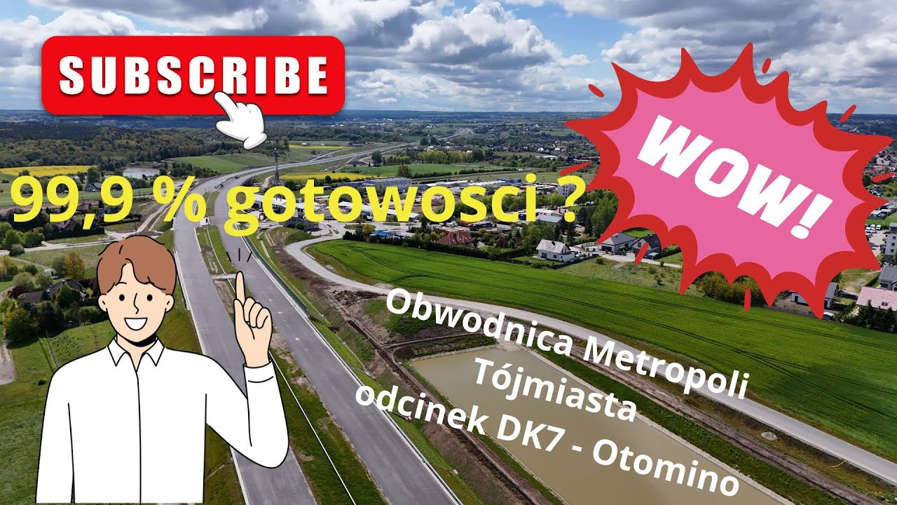 Obwodnica Metropolitalna Trójmiasta -  0dcinek  Otomino - Żukowo