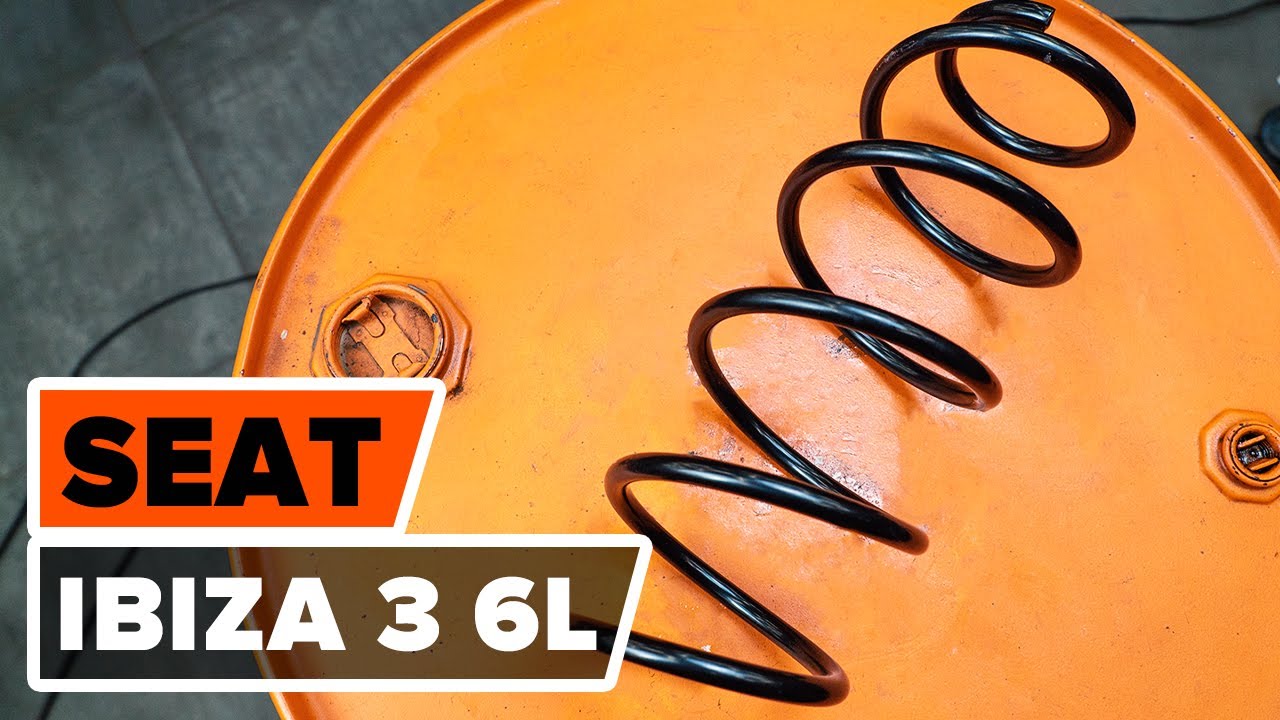 Jak wymienić sprężyny przedni w SEAT IBIZA 3 6L [PORADNIK AUTODOC]