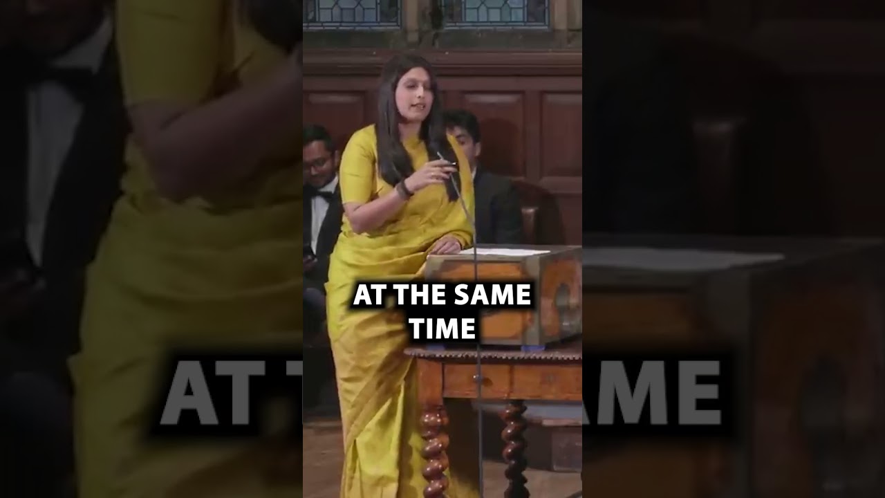 Palki Sharma at the Oxford Union
