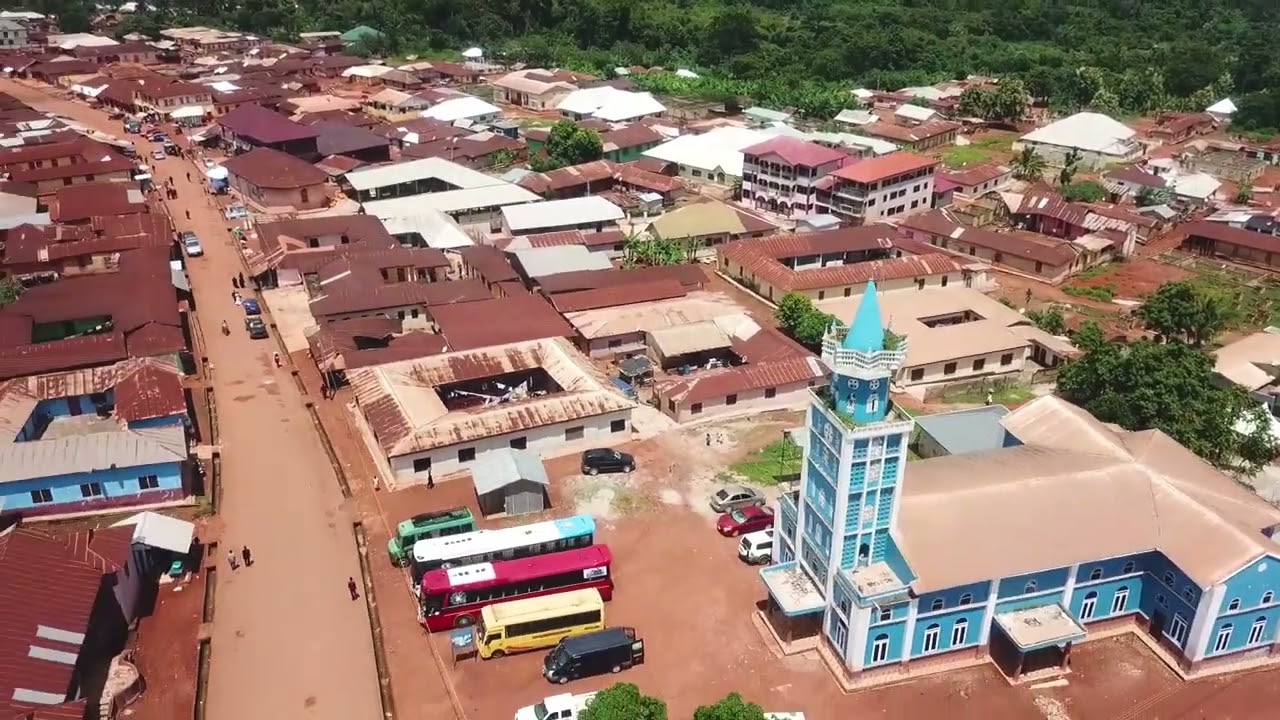 Asante Akyem Dampong Drone view