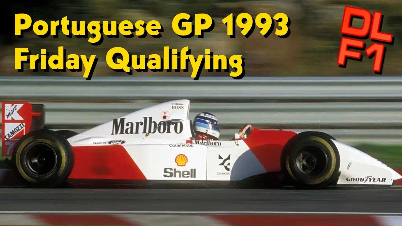 F1 Portugal 1993 - Friday Qualifying 🇵🇹 (Eurosport)