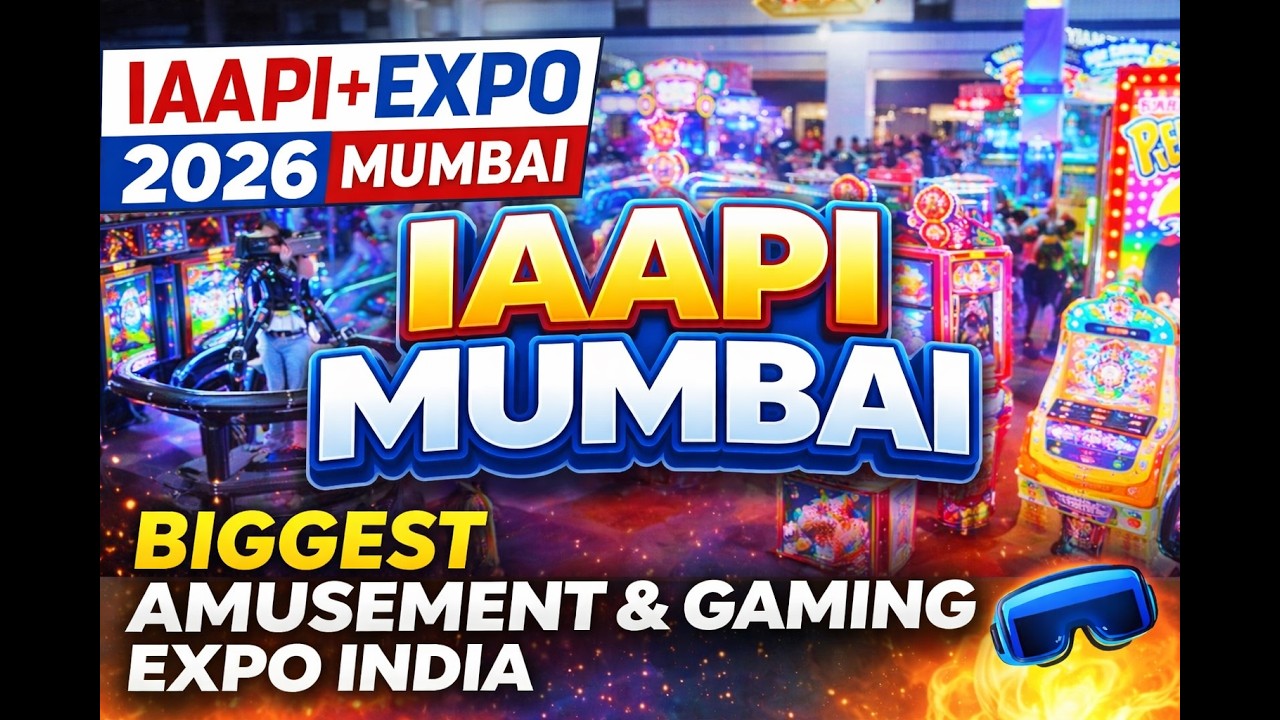 IAAPI Expo Mumbai 2026 | Amazing Arcade Games & Amusement Expo India | Full Tour | Mumbai Event
