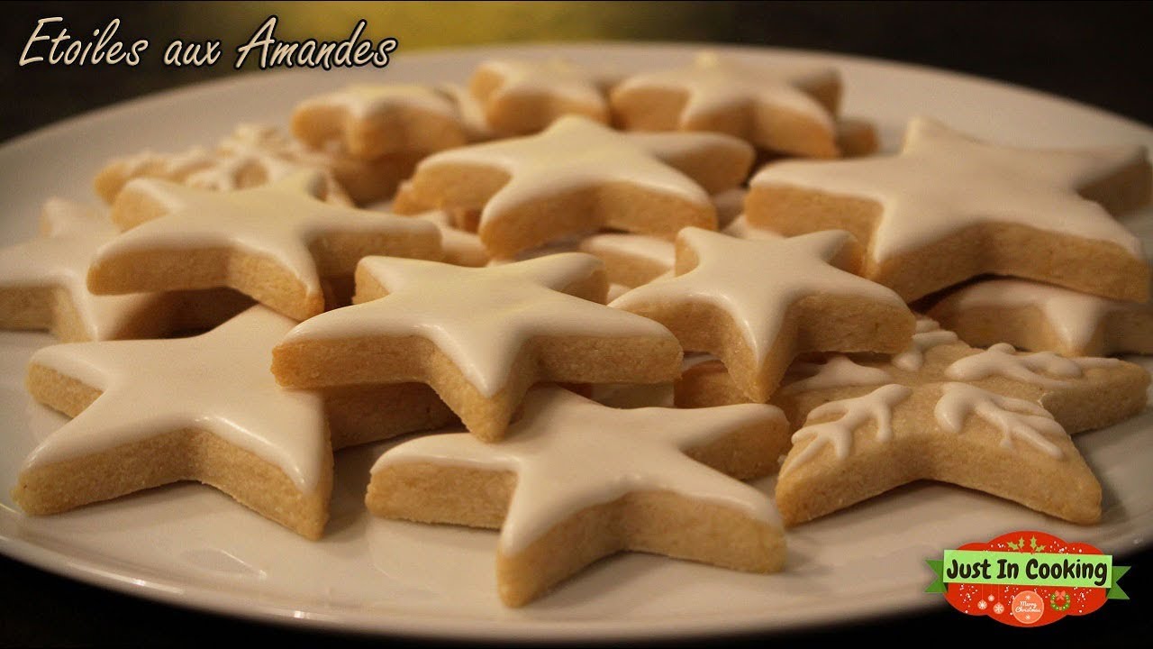 ❅ Recette des Etoiles de Noël aux Amandes (sans gluten) ❅