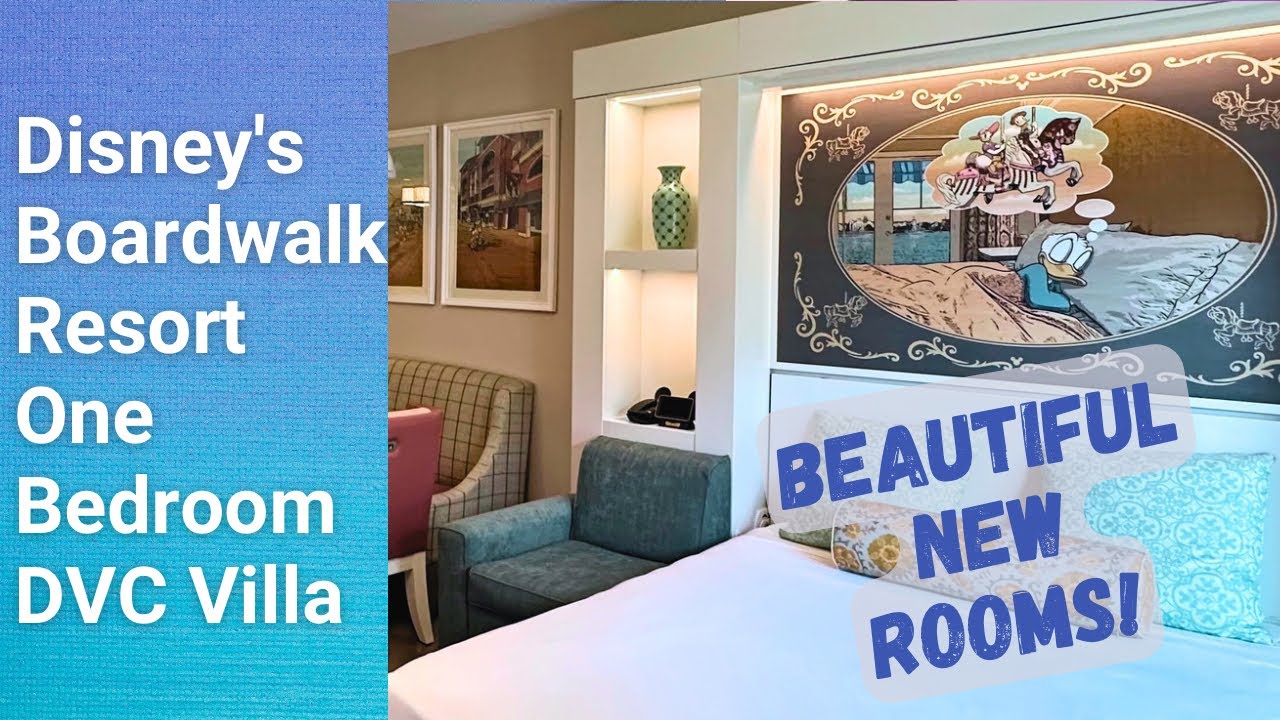 New! Renovated Boardwalk DVC One Bedroom Tour and Review | Walt Disney World