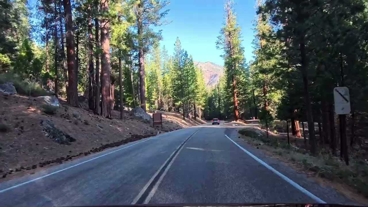 2025-09-01 - 07:40am - Sheep Creek Campground to Kings Canyon National Park Sign