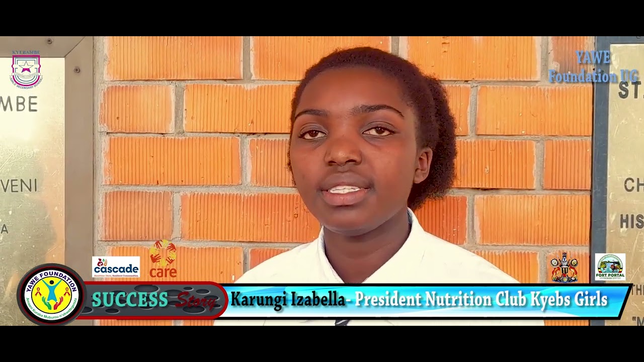 KYEBAMBE GIRLS NUTRITION PRESIDENT GIVES A SUCCESS STORY
