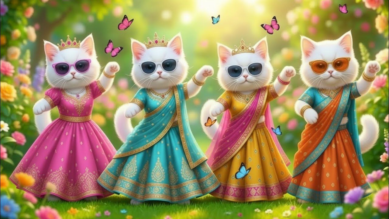 बिल्ली डांस | Cutest Cat videos funny dance🤣💃Dance Videos for cats #funny #dancingcat #cat #cute