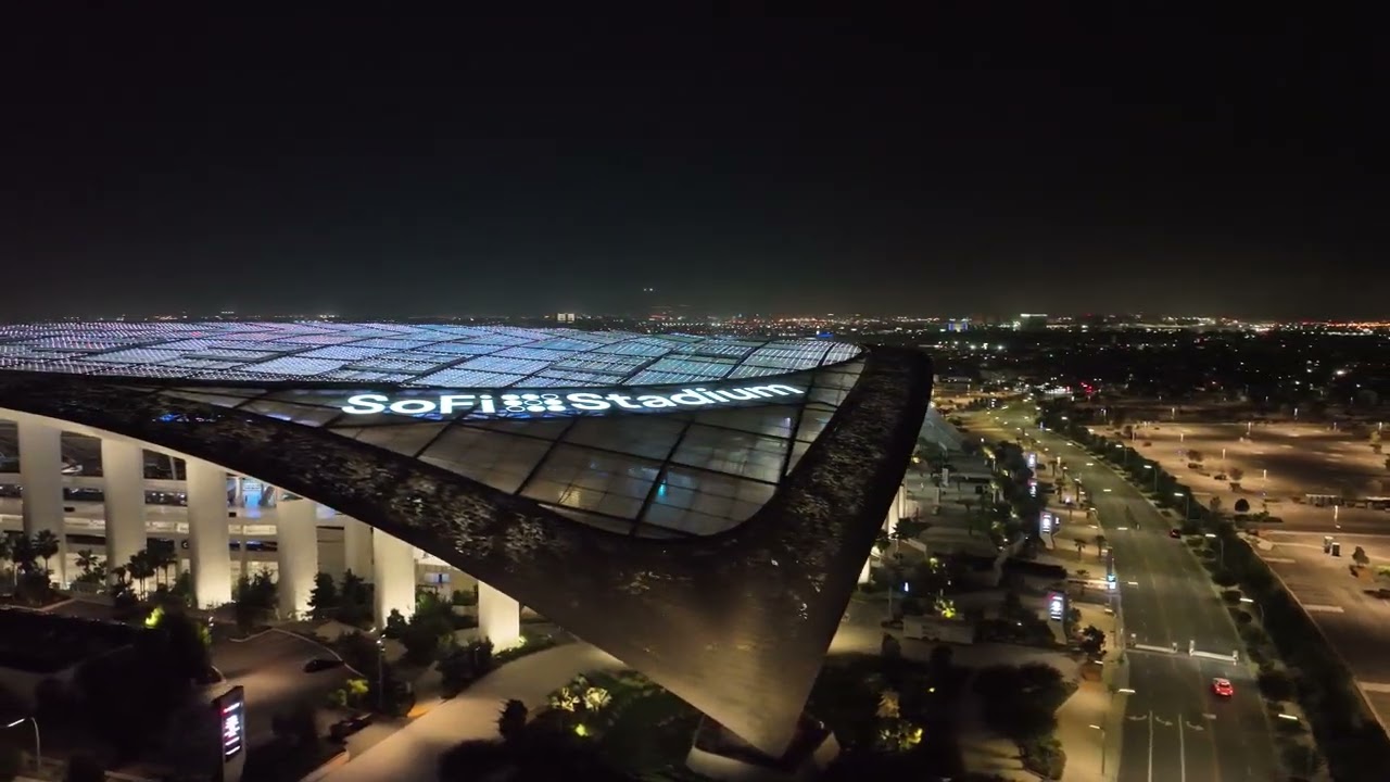 Sofi Stadium 4k drone - the amazing new way to see the world