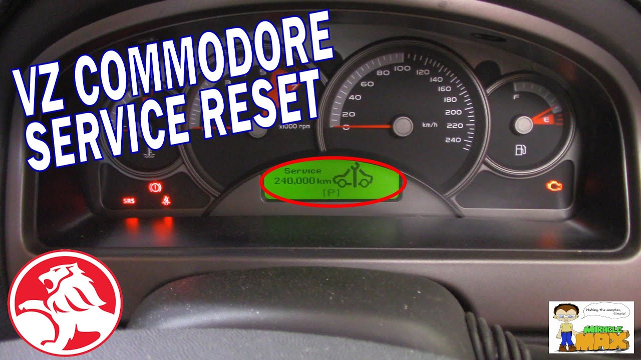 VZ Commodore Service Warning Reset