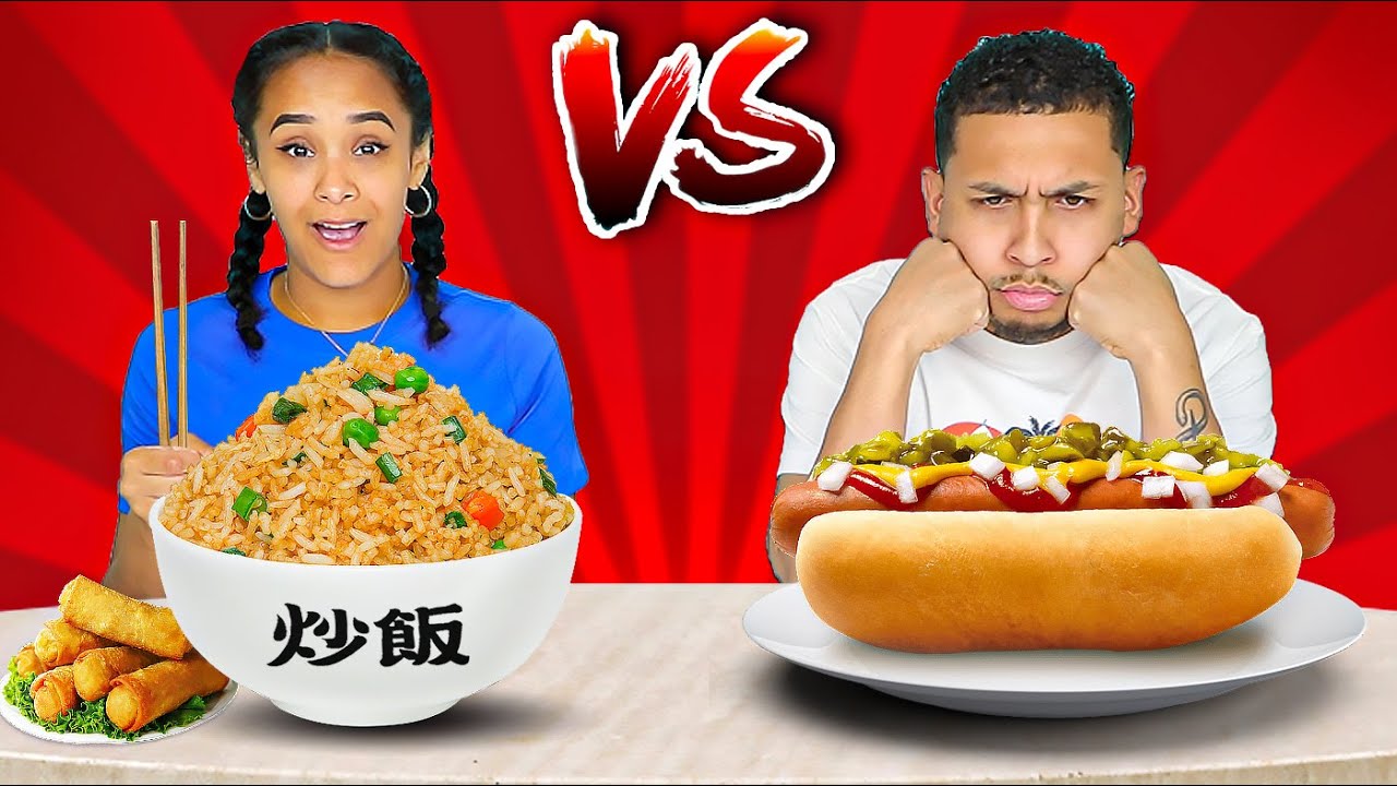 CHINESE VS AMERICAN FOOD CHALLENGE!