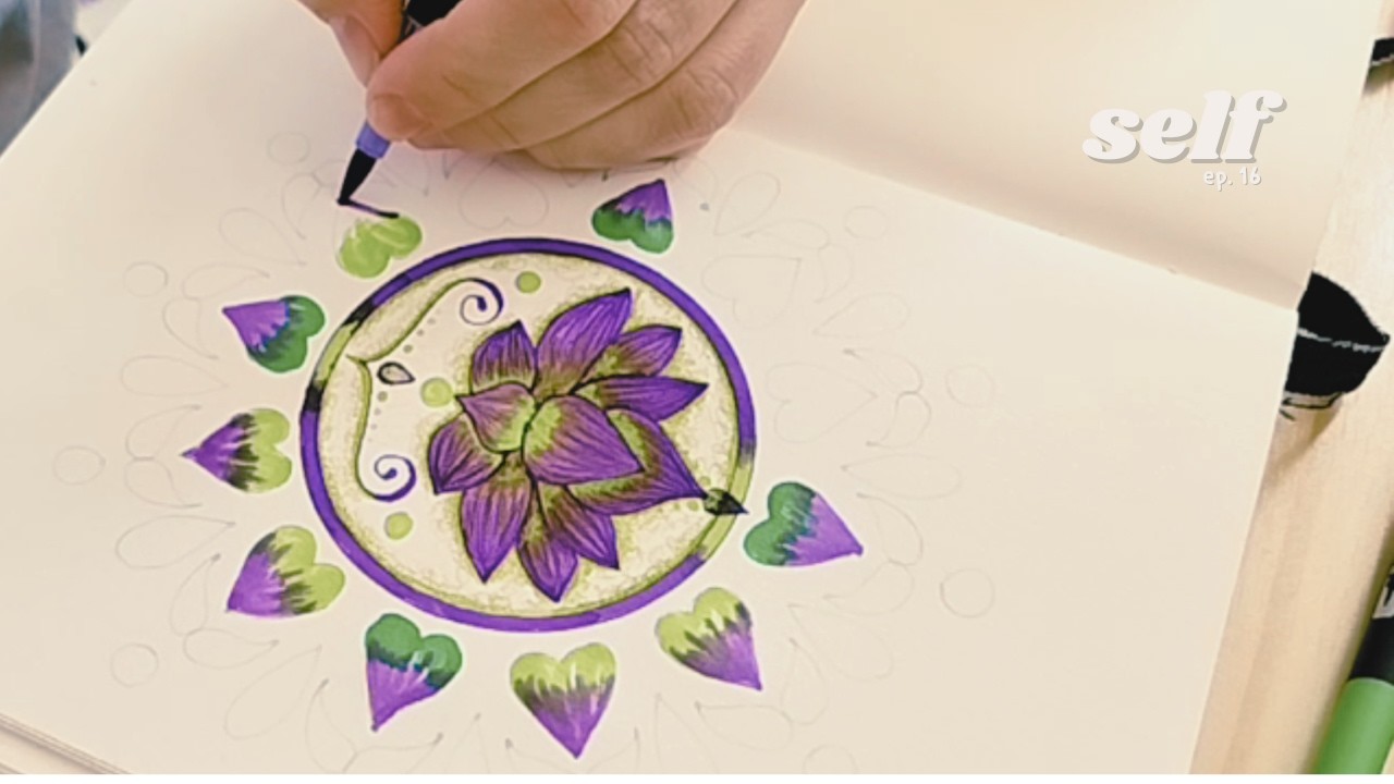 Mandala Sagrada - Momento aconchegante de auto cura